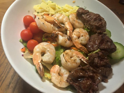 Surf and Turf Shrimp and Beef